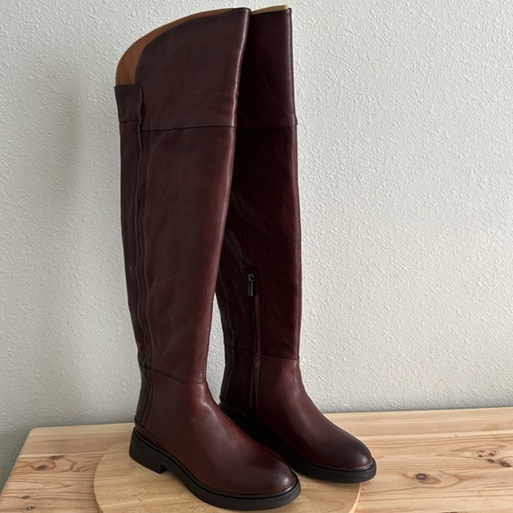 Franco Sarto Medium Calf Leather Tall Shaft Boot - Battina - Picture 3 of 10